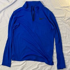 Athletic 1/4 Zip | Blue, Small, Nike
